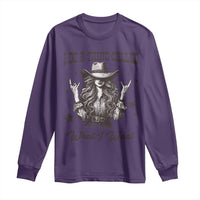 Black Cowgirl Long Sleeve Shirt I Do A Thing Called What I Want - undefined