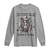 Black Cowgirl Long Sleeve Shirt I Do A Thing Called What I Want - undefined
