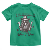 Black Cowgirl Toddler T Shirt I Do A Thing Called What I Want - Wonder Print Shop