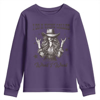 Black Cowgirl Youth Sweatshirt I Do A Thing Called What I Want - Wonder Print Shop