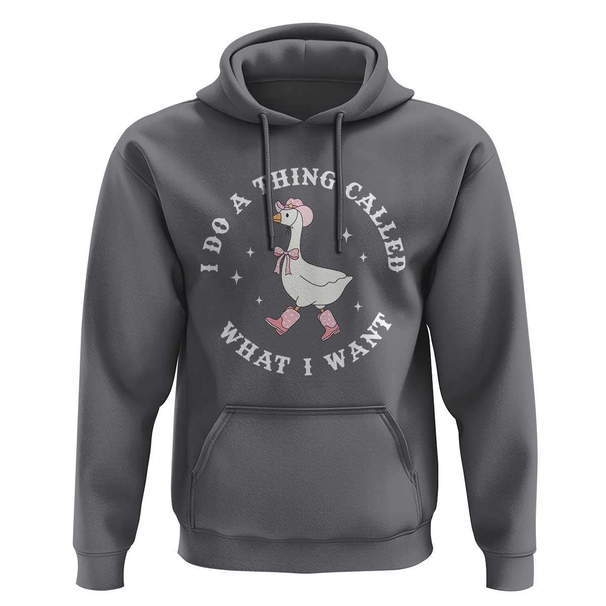 Western Cowgirl Silly Goose Meme Hoodie I Do A Thing Called What I Want - Wonder Print Shop