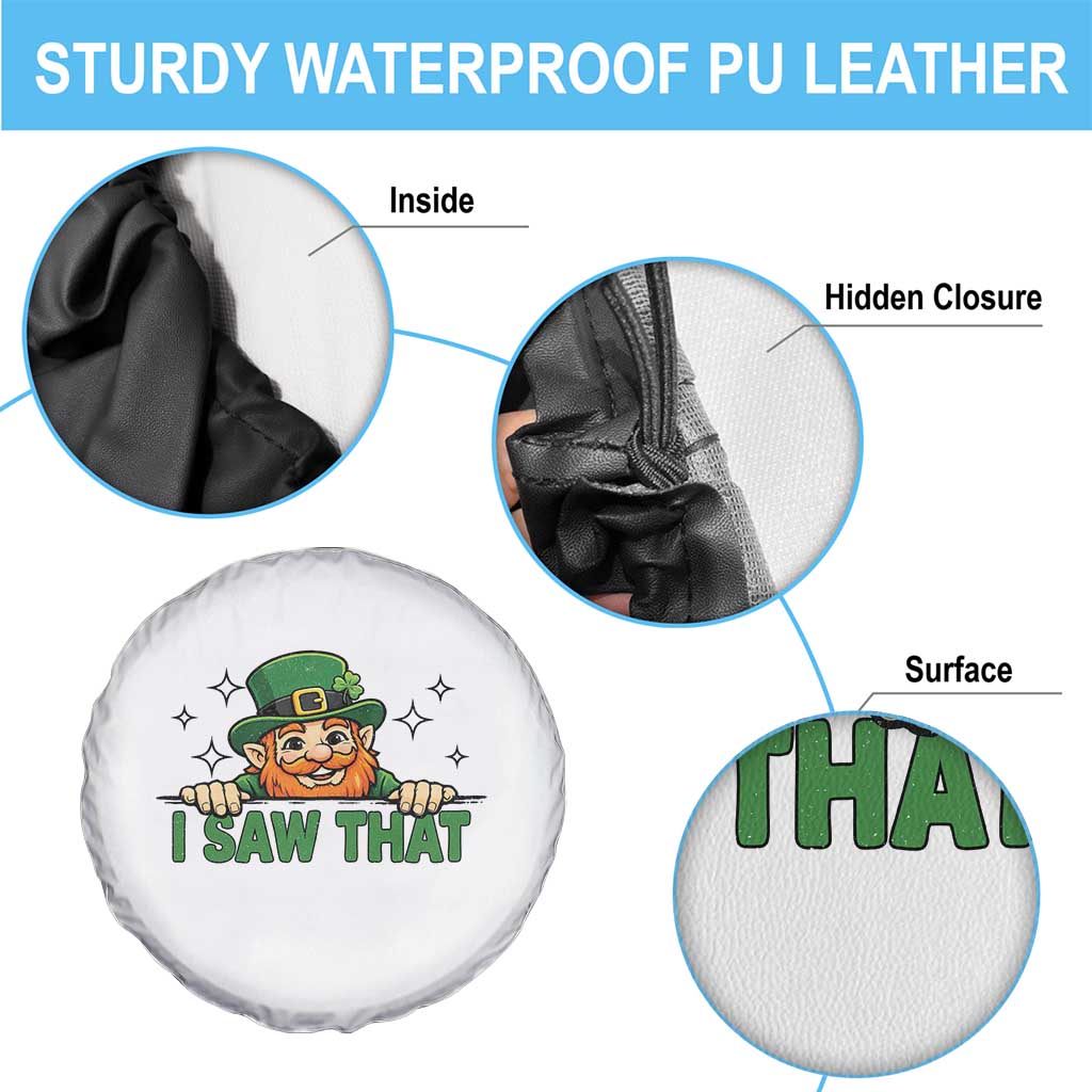 I Saw That Spare Tire Cover Funny Leprechaun St Patricks Day Meme