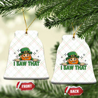 I Saw That Ceramic Ornament Funny Leprechaun St Patricks Day Meme