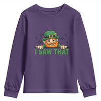 I Saw That Youth Sweatshirt Funny Leprechaun St Patricks Day Meme