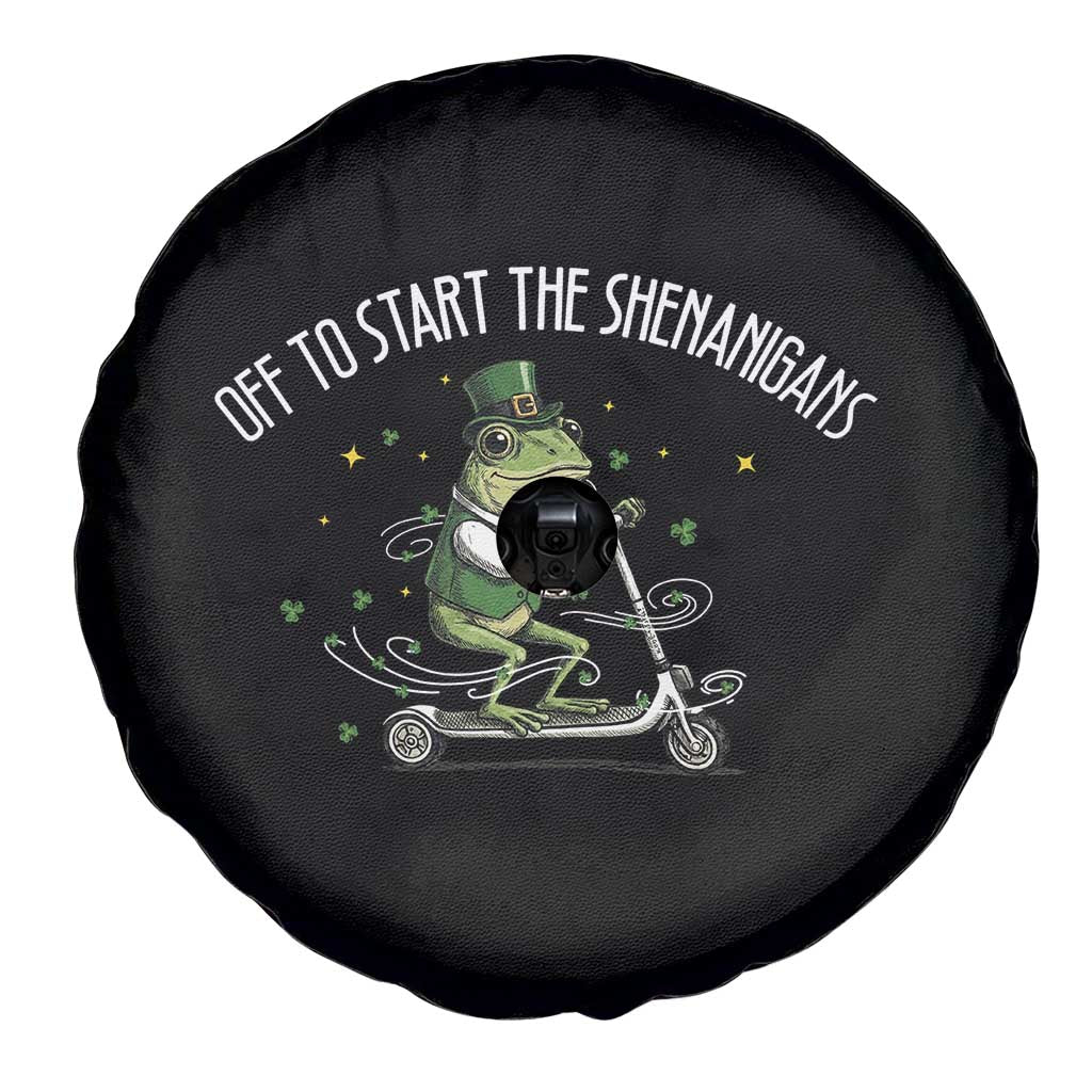 Funny Frog St Patricks Day Meme Spare Tire Cover Off To Start The Shenanigans