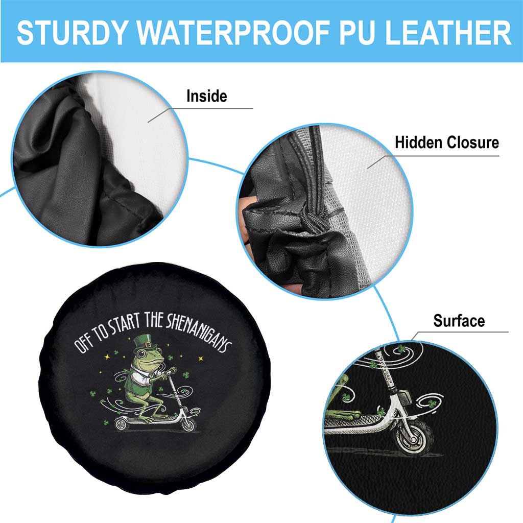 Funny Frog St Patricks Day Meme Spare Tire Cover Off To Start The Shenanigans