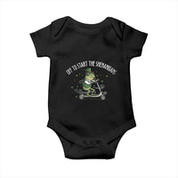 Funny Frog St Patricks Day Meme Baby Onesie Off To Start The Shenanigans