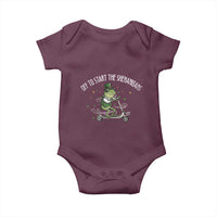 Funny Frog St Patricks Day Meme Baby Onesie Off To Start The Shenanigans