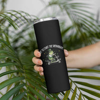 Funny Frog St Patricks Day Meme Skinny Tumbler Off To Start The Shenanigans