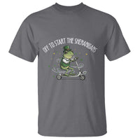 Funny Frog St Patricks Day Meme T Shirt Off To Start The Shenanigans