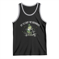 Funny Frog St Patricks Day Meme Tank Top Off To Start The Shenanigans