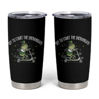 Funny Frog St Patricks Day Meme Tumbler Cup Off To Start The Shenanigans