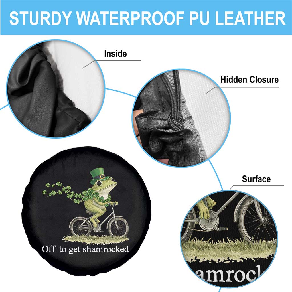Funny Frog St Patricks Day Meme Spare Tire Cover Off To Get Shamrocked