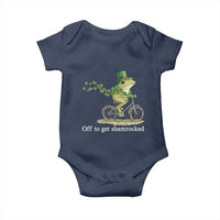 Funny Frog St Patricks Day Meme Baby Onesie Off To Get Shamrocked