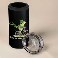 Funny Frog St Patricks Day Meme 4 in 1 Can Cooler Tumbler Off To Get Shamrocked