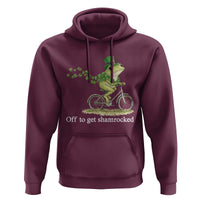 Funny Frog St Patricks Day Meme Hoodie Off To Get Shamrocked