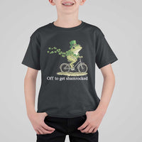 Funny Frog St Patricks Day Meme T Shirt For Kid Off To Get Shamrocked