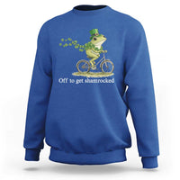 Funny Frog St Patricks Day Meme Sweatshirt Off To Get Shamrocked