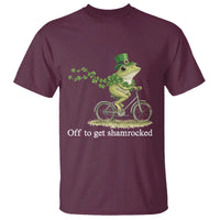 Funny Frog St Patricks Day Meme T Shirt Off To Get Shamrocked
