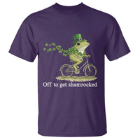 Funny Frog St Patricks Day Meme T Shirt Off To Get Shamrocked