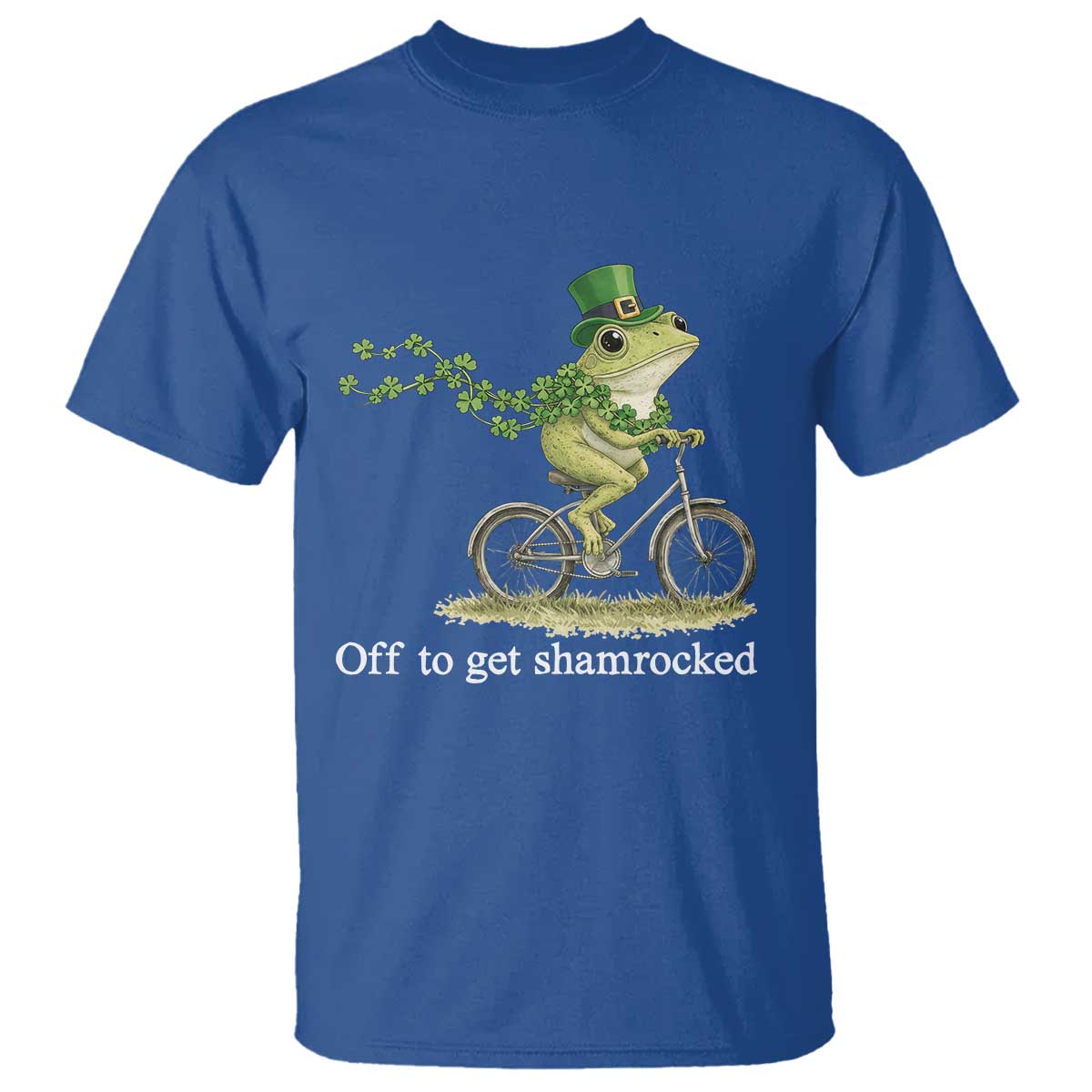 Funny Frog St Patricks Day Meme T Shirt Off To Get Shamrocked
