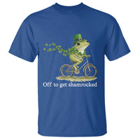 Funny Frog St Patricks Day Meme T Shirt Off To Get Shamrocked