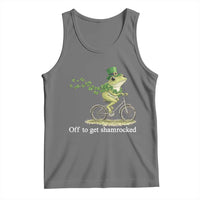 Funny Frog St Patricks Day Meme Tank Top Off To Get Shamrocked