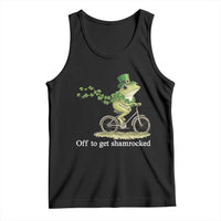 Funny Frog St Patricks Day Meme Tank Top Off To Get Shamrocked