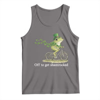 Funny Frog St Patricks Day Meme Tank Top Off To Get Shamrocked