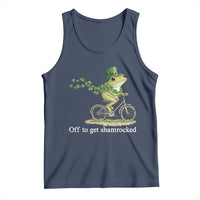 Funny Frog St Patricks Day Meme Tank Top Off To Get Shamrocked