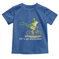 Funny Frog St Patricks Day Meme Toddler T Shirt Off To Get Shamrocked