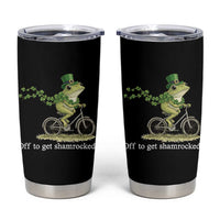 Funny Frog St Patricks Day Meme Tumbler Cup Off To Get Shamrocked