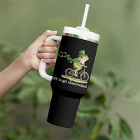 Funny Frog St Patricks Day Meme Tumbler With Handle Off To Get Shamrocked