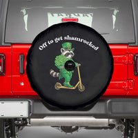 Funny Raccoon St Patricks Day Meme Spare Tire Cover Off To Get Shamrocked