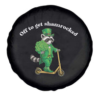 Funny Raccoon St Patricks Day Meme Spare Tire Cover Off To Get Shamrocked