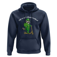 Funny Raccoon St Patricks Day Meme Hoodie Off To Get Shamrocked