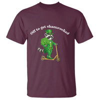 Funny Raccoon St Patricks Day Meme T Shirt Off To Get Shamrocked