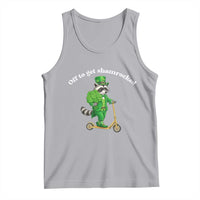 Funny Raccoon St Patricks Day Meme Tank Top Off To Get Shamrocked