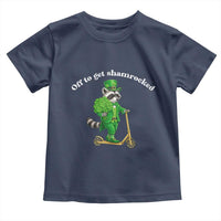 Funny Raccoon St Patricks Day Meme Toddler T Shirt Off To Get Shamrocked