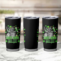 Funny Raccoon Drinking Beer St Patricks Day Tumbler Cup Just Here For The Shenanigans