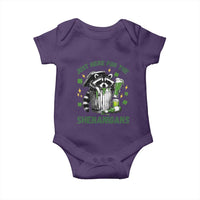 Funny Raccoon St Patricks Day Meme Baby Onesie Trash Panda Just Here For The Shenanigans