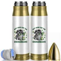 Funny Raccoon St Patricks Day Meme Bullet Tumbler Trash Panda Just Here For The Shenanigans