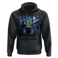 St Patricks Day Starry Night Shamrock Van Gogh Art Hoodie