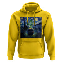 St Patricks Day Starry Night Shamrock Van Gogh Art Hoodie