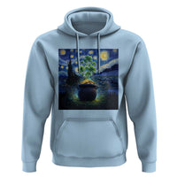 St Patricks Day Starry Night Shamrock Van Gogh Art Hoodie