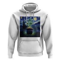 St Patricks Day Starry Night Shamrock Van Gogh Art Hoodie