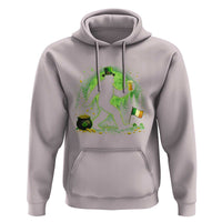 Funny Bigfoot St Patricks Day Hoodie Sasquatch Drinking Green Beer Lover