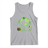 Funny Bigfoot St Patricks Day Tank Top Sasquatch Drinking Green Beer Lover
