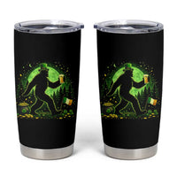 Funny Bigfoot St Patricks Day Tumbler Cup Sasquatch Drinking Green Beer Lover