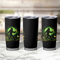 Funny Bigfoot St Patricks Day Tumbler Cup Sasquatch Drinking Green Beer Lover